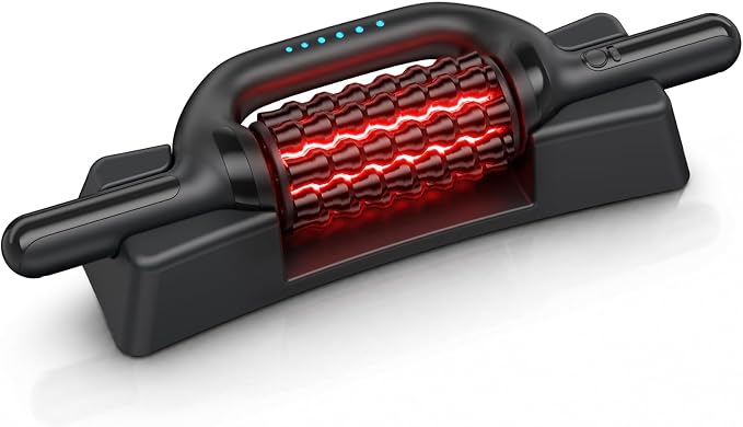 Electric Massager Roller for Back Shoulder Abdomen Leg & Foot