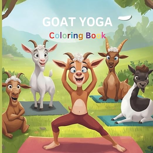 GOAT YOGA: Coloring Book Paperback – September 6, 2025