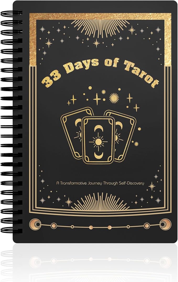 The 33-Day Tarot Challenge Journal: Master Tarot History, Symbols, Card Meanings & Spreads | Daily Practices for Self-Discovery, Healing, Intuition, Meditation & Personal Growth, A5(5.9x8.5 inch)