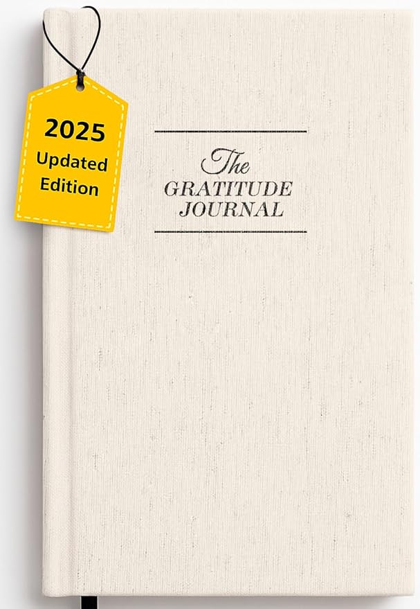 The Original Gratitude Journal - 5 Minute Gratitude Practice with Inspiring Prompts & Quotes for Mindfulness, Reflection & Personal Growth 2025 - Wellness Journal for Men & Women