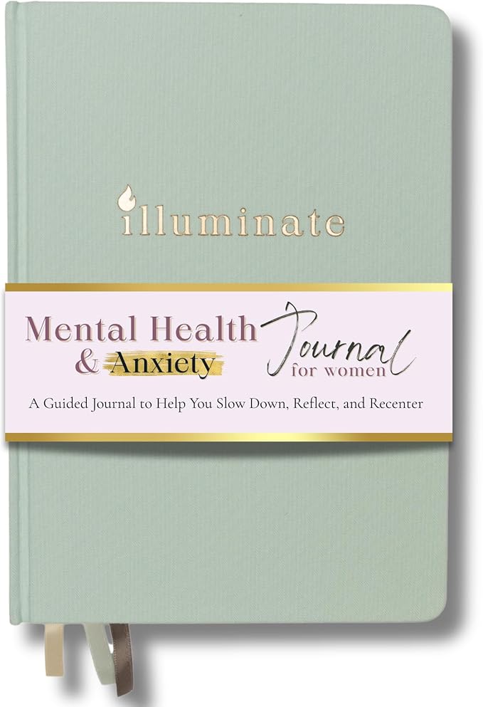 Mental Health Journal for Women: Guided Journal with Prompts for Mindfulness, Anxiety Relief, Self-Care & Gratitude – 90-Day Reflection Gift Notebook