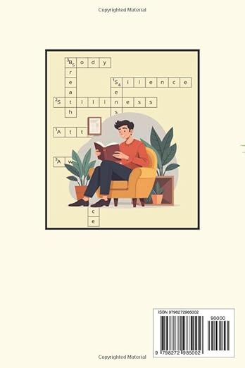 Mindfulness Crossword Puzzle Book for Adults, Seniors and Teens: Crossword puzzle with Easy to Read print about Mindfulness, Calmness and mental ... | Gift for Vacations, Relaxation and New Year Paperback – November 4, 2025 - Forever Consciousness