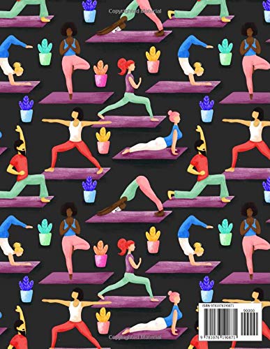 Yoga poses notebook: Blank lined notebook , composition book back to school (8.5x11 large) healthy lifestyle, body spirit Paperback – June 25, 2019 - Forever Consciousness