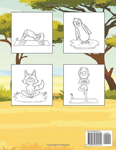 Yoga Animals Coloring Book Paperback – Large Print, May 13, 2024 - Forever Consciousness