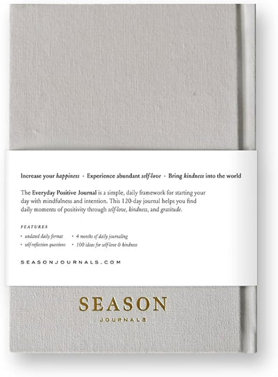 Everyday Positive Journal – Mindfulness & Gratitude Journal for Summer Self - Care | Daily Journal for Reflection, Growth & Joy | Minimalist Mental Wellness Journal for Women and Men - Forever Consciousness