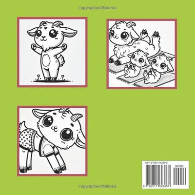 Cute Goat Yoga: A Coloring Book Paperback – February 21, 2025 - Forever Consciousness