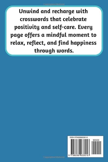 Positive Crossword Puzzles: Uplifting & Inspirational Crossword Puzzles for Adults, Seniors, and Teens | A Feel - Good Activity Book for Mindfulness, Stress Relief, and a Daily Dose of Joy Paperback – October 15, 2025 - Forever Consciousness