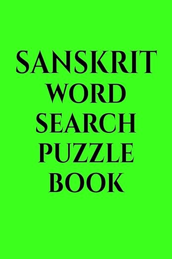 SANSKRIT word search puzzle book      Paperback – December 27, 2022