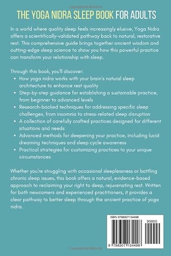 The Yoga Nidra Sleep Book for Adults: Meditative Scripts for Deep Sleep, Insomnia Relief, and Lucid Dreaming (Your Yoga Nidra Journey) Paperback – January 15, 2025 - Forever Consciousness