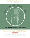 THE CHAIR YOGA REVOLUTION for Seated LIfestyles and Seniors: Improve your Strength and Flexibility in 4 WEEKS Paperback – October 23, 2024 - Forever Consciousness