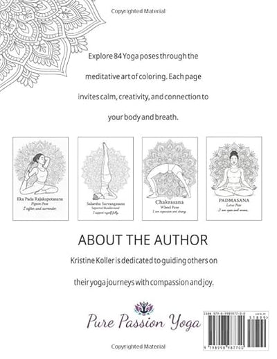COLOR & FLOW: A Yoga Pose Coloring Journey Paperback – May 23, 2025 - Forever Consciousness