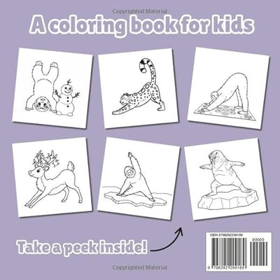 Yeti Yoga: Chill Creatures in Cozy Poses Coloring Book Paperback – July 13, 2025 - Forever Consciousness