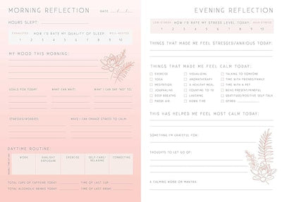 Calm: A Day and Night Reflection Journal (Inner World) Paperback – January 11, 2022 - Forever Consciousness