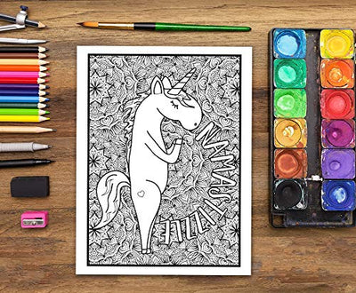 Yoga Life: A Snarky Adult Coloring Book Paperback – September 12, 2019 - Forever Consciousness