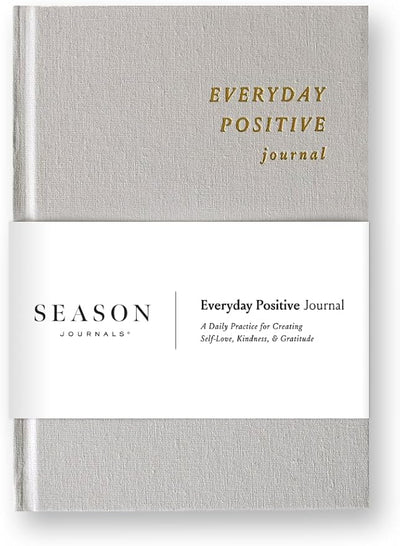 Everyday Positive Journal – Mindfulness & Gratitude Journal for Summer Self-Care | Daily Journal for Reflection, Growth & Joy | Minimalist Mental Wellness Journal for Women and Men