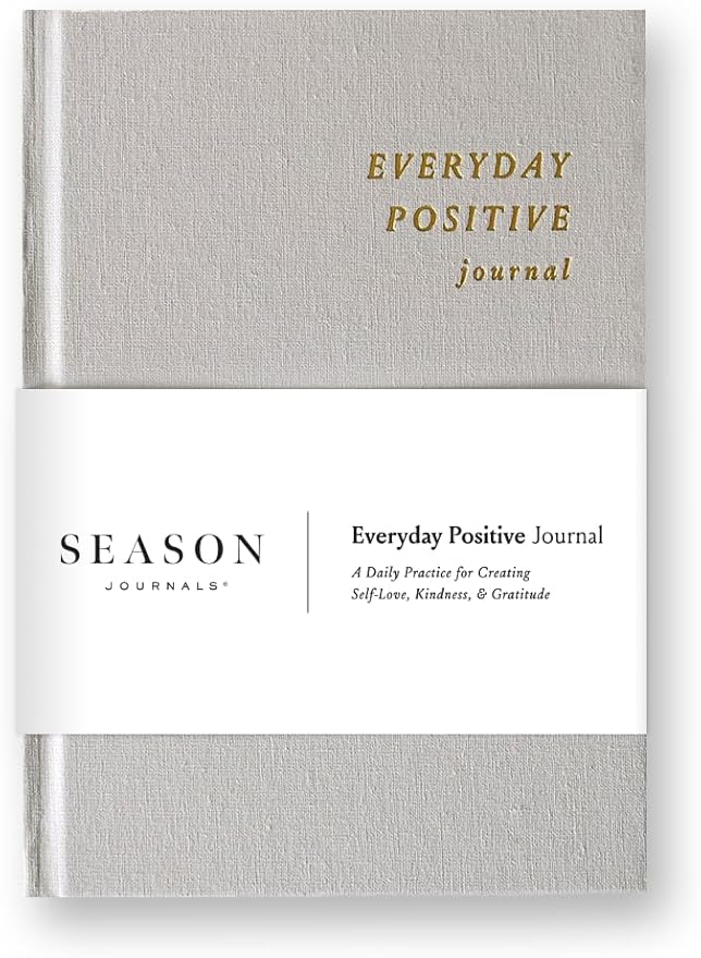 Everyday Positive Journal – Mindfulness & Gratitude Journal for Summer Self-Care | Daily Journal for Reflection, Growth & Joy | Minimalist Mental Wellness Journal for Women and Men