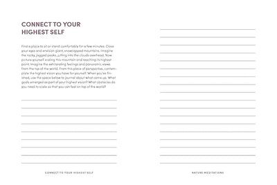 Nature Meditations Journal: Mindful Practices and Restorative Activities Inspired by the Natural World Diary – February 20, 2024 - Forever Consciousness