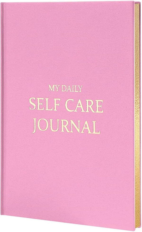 Gratitude Journal: Daily Mindfulness Prompts, Positivity Tracker & Happiness Exercises - Guided Reflective Writing, Self-Care Journal for Women &Men (Pink)