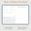 The Advanced Gratitude Journal | Affirmations, Purpose & Mindfulness | Daily Challenges & Habit Tracker for Growth | Diary Notebook for Reflection | Life Planner & Gratitude Journal for Women & Men - Forever Consciousness