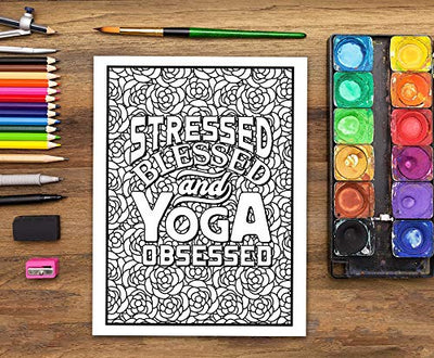 Yoga Life: A Snarky Adult Coloring Book Paperback – September 12, 2019 - Forever Consciousness