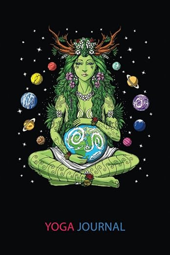 Yoga Journal: Gaia Greek Goddess Pagan Mother Earth Hippie Nature Witchy | Yoga Log Book And Journal To Track And Record Sessions | Gifts For Yoga ... To Record Your Practice: 6"X9", 120 Pages      Paperback – June 4, 2022