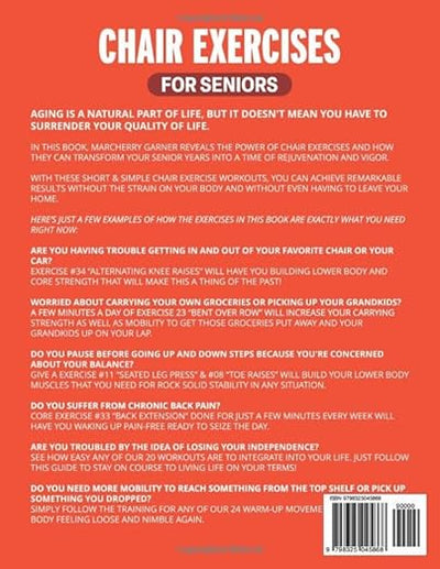 Chair Exercises for Seniors: Short & Simple Workouts to Build Strength, Regain Balance & Increase Mobility for Men & Women Over 60 : Fully Illustrated Book with Video Demos (Fitness for Seniors) Paperback – Large Print, May 9, 2024 - Forever Consciousness