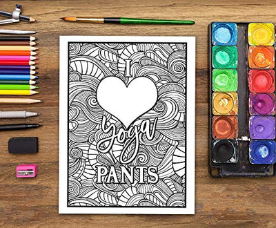 Yoga Life: A Snarky Adult Coloring Book Paperback – September 12, 2019 - Forever Consciousness