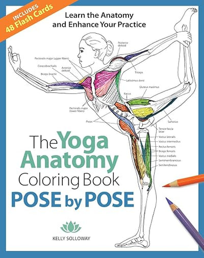 Pose by Pose: Learn the Anatomy and Enhance Your Practice (Volume 2) (Anatomy Coloring Books)      Paperback – November 3, 2020