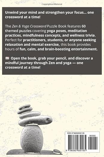 Zen / Yoga Crossword Puzzles: Crossword Puzzles with Easy to Read about Meditation, Mindfulness, Yoga Poses, and Relaxation | 6x9 inches, 120 Pages | ... Mindfulness Practitioners, and Adults Paperback – August 28, 2025 - Forever Consciousness