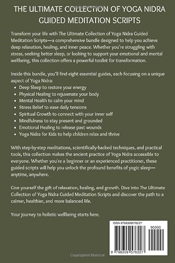 The Ultimate Collection of Yoga Nidra Guided Meditation Scripts: 8 in 1! (Your Yoga Nidra Journey) Paperback – February 5, 2025 - Forever Consciousness