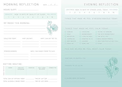 Calm: A Day and Night Reflection Journal (Inner World) Paperback – January 11, 2022 - Forever Consciousness