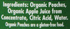 Native Forest Organic Sliced Peaches, 15 Ounce Cans (Pack of 6)