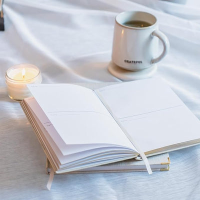 Daily Gratitude Journal for Women | Elegant and Eco - Friendly | Designed for Wellness Enthusiasts Seeking Improved Happiness, Health, and Habits - Forever Consciousness
