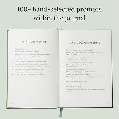 Day by Day Daily Gratitude Journal 2025 for Mindfulness, Happiness, Reflection, and Self Care, Undated Planner Gifts for Women & Men - Forever Consciousness