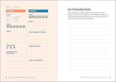 Mental Health Journal: Daily Check - In: 70 Days of Reflection Space to Track Your Moods, Intentions, and Well - Being Paperback – October 11, 2022 - Forever Consciousness