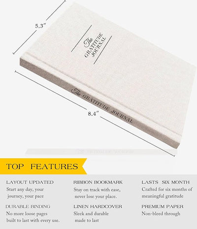 The Original Gratitude Journal - 5 Minute Gratitude Practice with Inspiring Prompts & Quotes for Mindfulness, Reflection & Personal Growth 2025 - Wellness Journal for Men & Women - Forever Consciousness