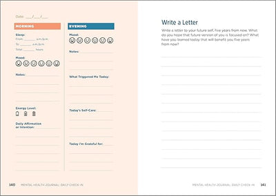 Mental Health Journal: Daily Check - In: 70 Days of Reflection Space to Track Your Moods, Intentions, and Well - Being Paperback – October 11, 2022 - Forever Consciousness