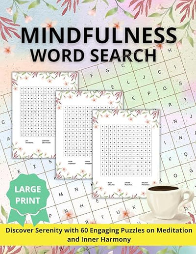 Mindfulness Word Search Collection: Inner Peace and Relaxation with 60 Serene Word Search Puzzles     Paperback – February 17, 2024