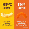 Hippeas Chickpea Puffs, Vegan White Cheddar, 0.8 Ounce (Pack of 30), 3g Protein, 2g Fiber, Vegan, Gluten-Free, Crunchy, Plant Protein Snacks