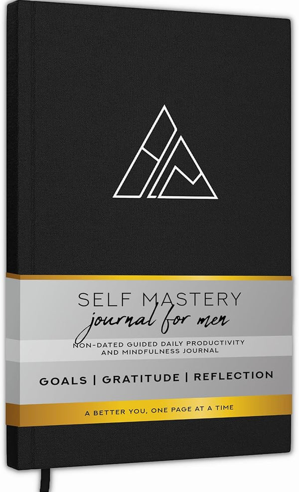Self-Mastery Journal for Men - Gratitude Journals – 5 Minute Journal - Reflection Manifestation Journals for Mindfulness – Self Care Journal – Goal / Guided Gratitude Journal for Women & Men