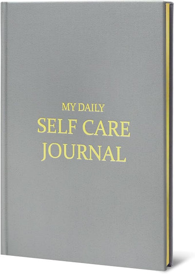 Gratitude Journal: Daily Mindfulness Prompts, Positivity Tracker & Happiness Exercises - Guided Reflective Writing, Self-Care Journal for Women &Men (Grey)