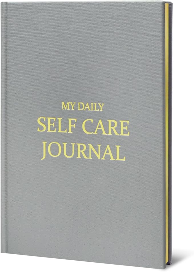 Gratitude Journal: Daily Mindfulness Prompts, Positivity Tracker & Happiness Exercises - Guided Reflective Writing, Self-Care Journal for Women &Men (Grey)