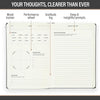 MindPanda Reflect Journal - The Ultimate Guided Journal with Daily Prompts For Gratitude, Mindfulness & Daily Reflection - Mood Tracker & Gratitude Log for Happiness & Self Care. Premium Non - Bleed - Forever Consciousness