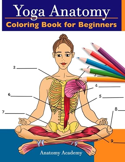 Yoga Anatomy Coloring Book for Beginners: 50+ Incredibly Detailed Self-Test Beginner Yoga Poses Color workbook | Perfect Gift for Yoga Instructors, Teachers & Enthusiasts      Paperback – November 17, 2020