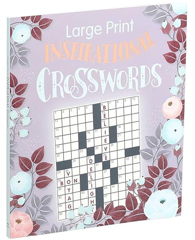 Large Print Inspirational Crosswords (Large Print Puzzle Books) Paperback – Large Print, January 21, 2020 - Forever Consciousness