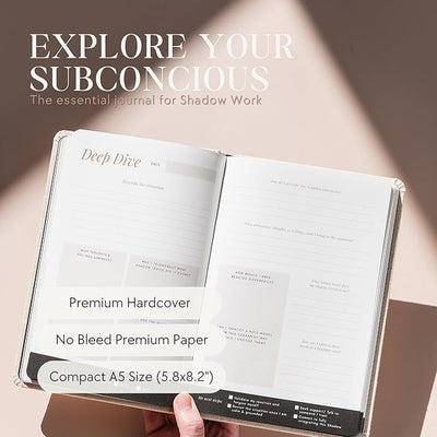 Shadow Work Journal & Workbook (Premium) for Personal Growth, Healing - Guided Audio, Exercises for Self - Reflection, Inspired by Carl Jung, Mindfulness & Mental Health - Forever Consciousness