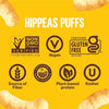 Hippeas Chickpea Puffs, Vegan White Cheddar, 0.8 Ounce (Pack of 30), 3g Protein, 2g Fiber, Vegan, Gluten-Free, Crunchy, Plant Protein Snacks