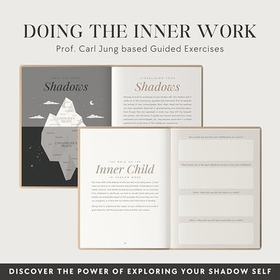 Shadow Work Journal & Workbook (Premium) for Personal Growth, Healing - Guided Audio, Exercises for Self - Reflection, Inspired by Carl Jung, Mindfulness & Mental Health - Forever Consciousness