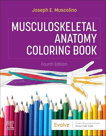 Musculoskeletal Anatomy Coloring Book      4th Edition