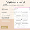 Gratitude Journal: Daily Mindfulness Prompts, Positivity Tracker & Happiness Exercises - Guided Reflective Writing, Self - Care Journal for Women &Men (Pink) - Forever Consciousness